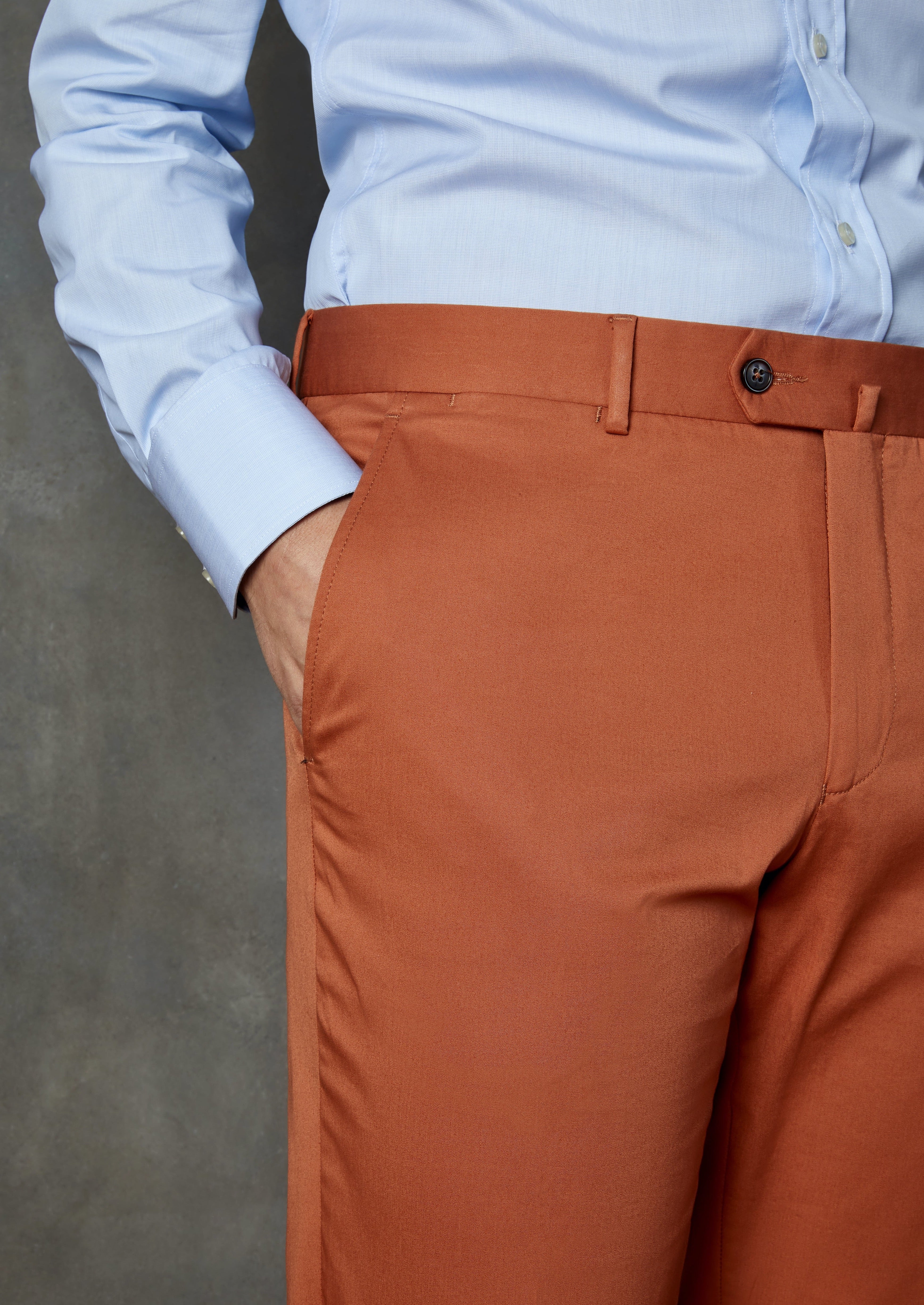 Orange Shirt Matching Pant Combination